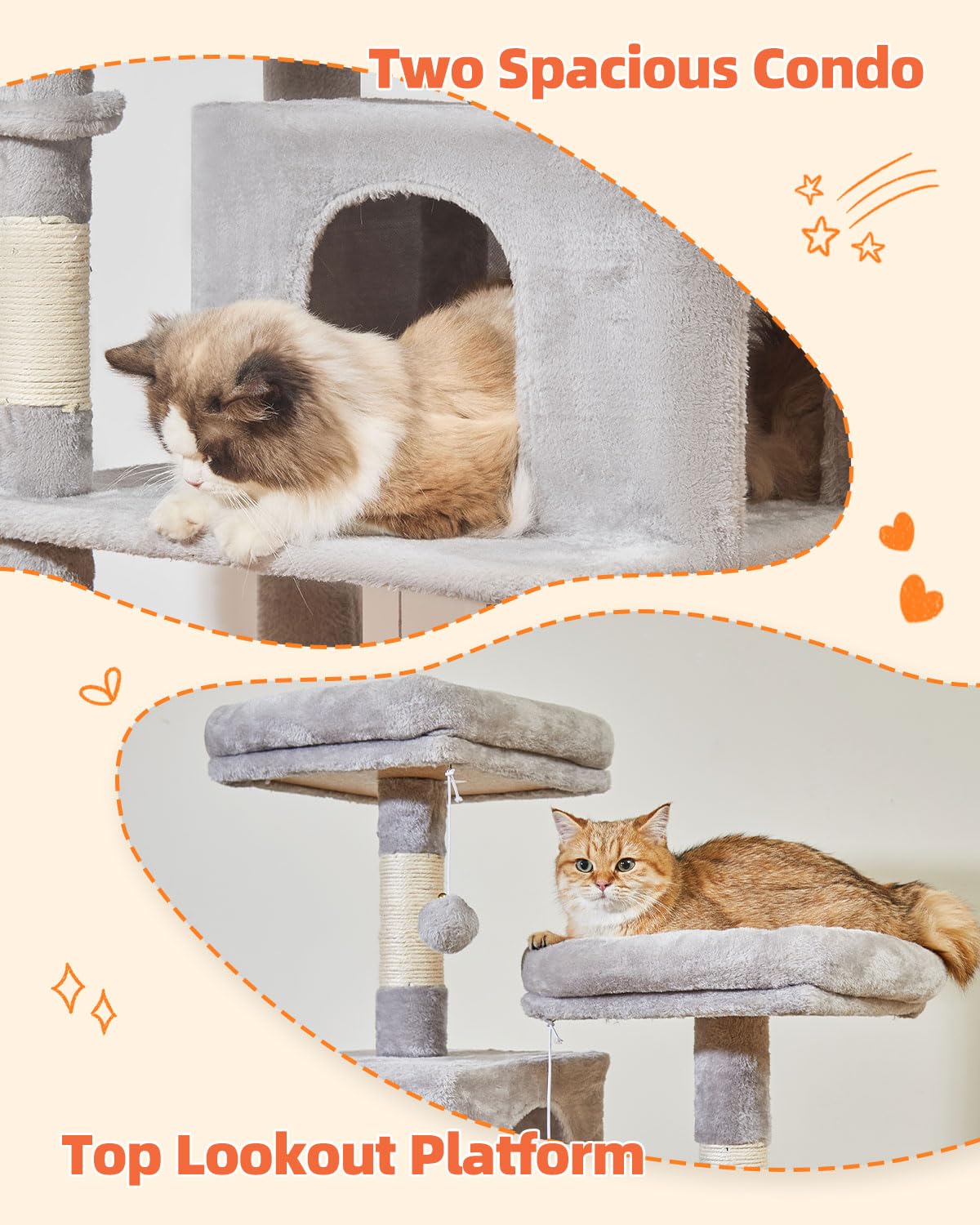 Taoqimiao hanging basket provides a cozy retreat for cats to rest.