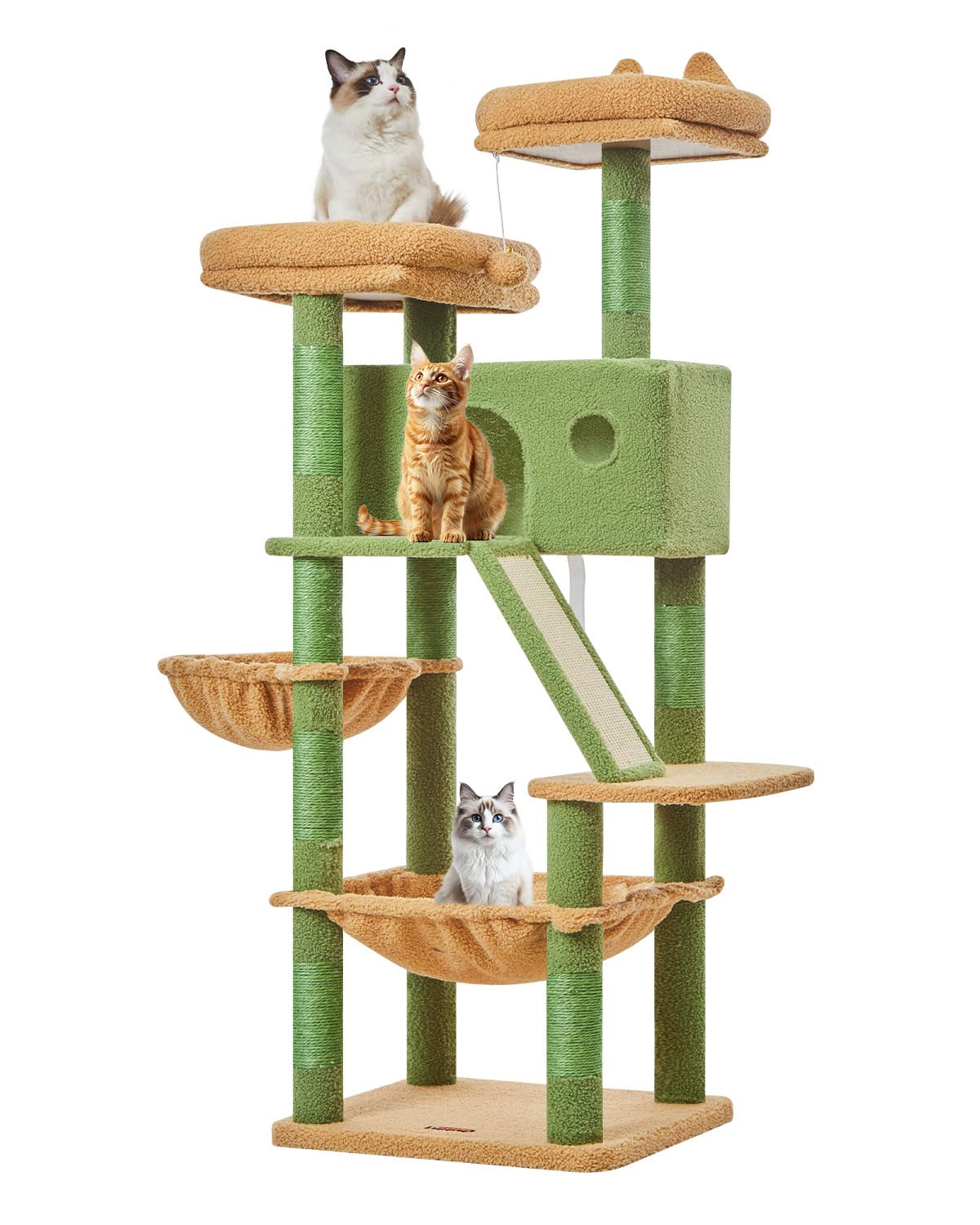 Taoqimiao Cactus Cat Tree easy assembly for quick setup
