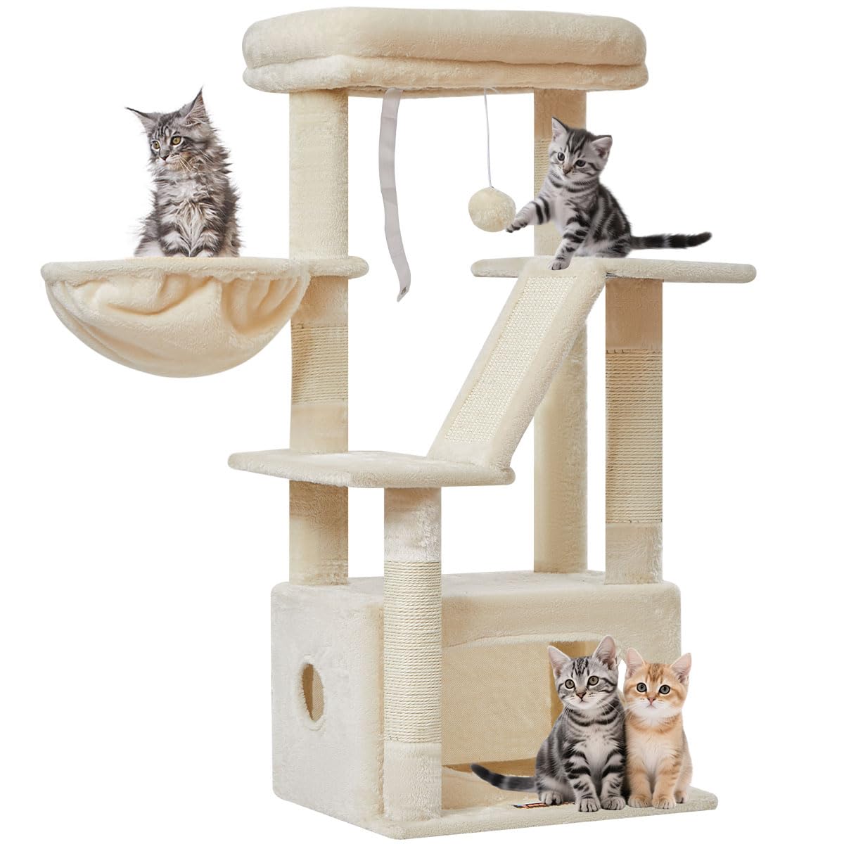 Taoqimiao cat tree 38-5 inch anti tip kit for extra stability