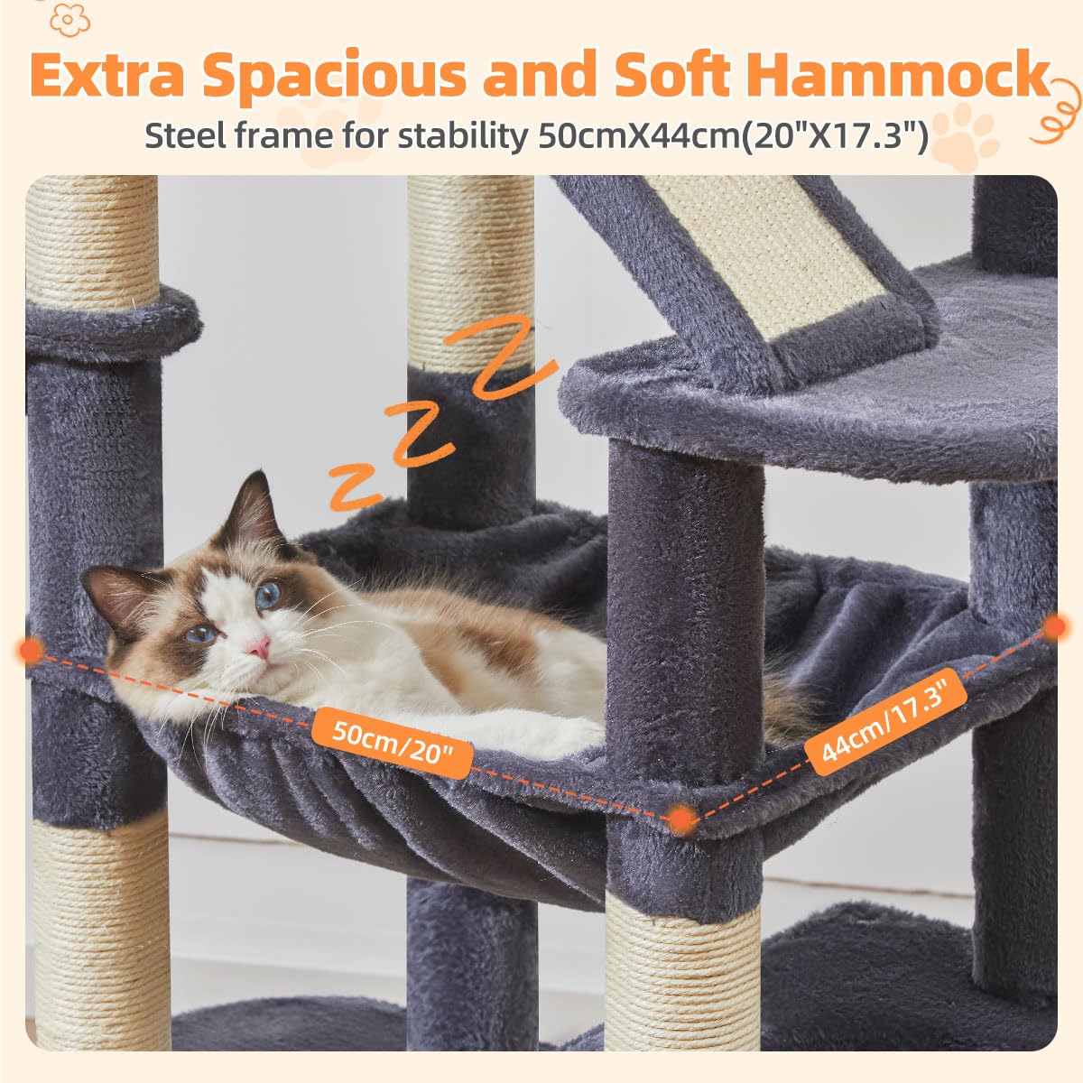 Taoqimiao cat tree apartments offer private lounging and observation