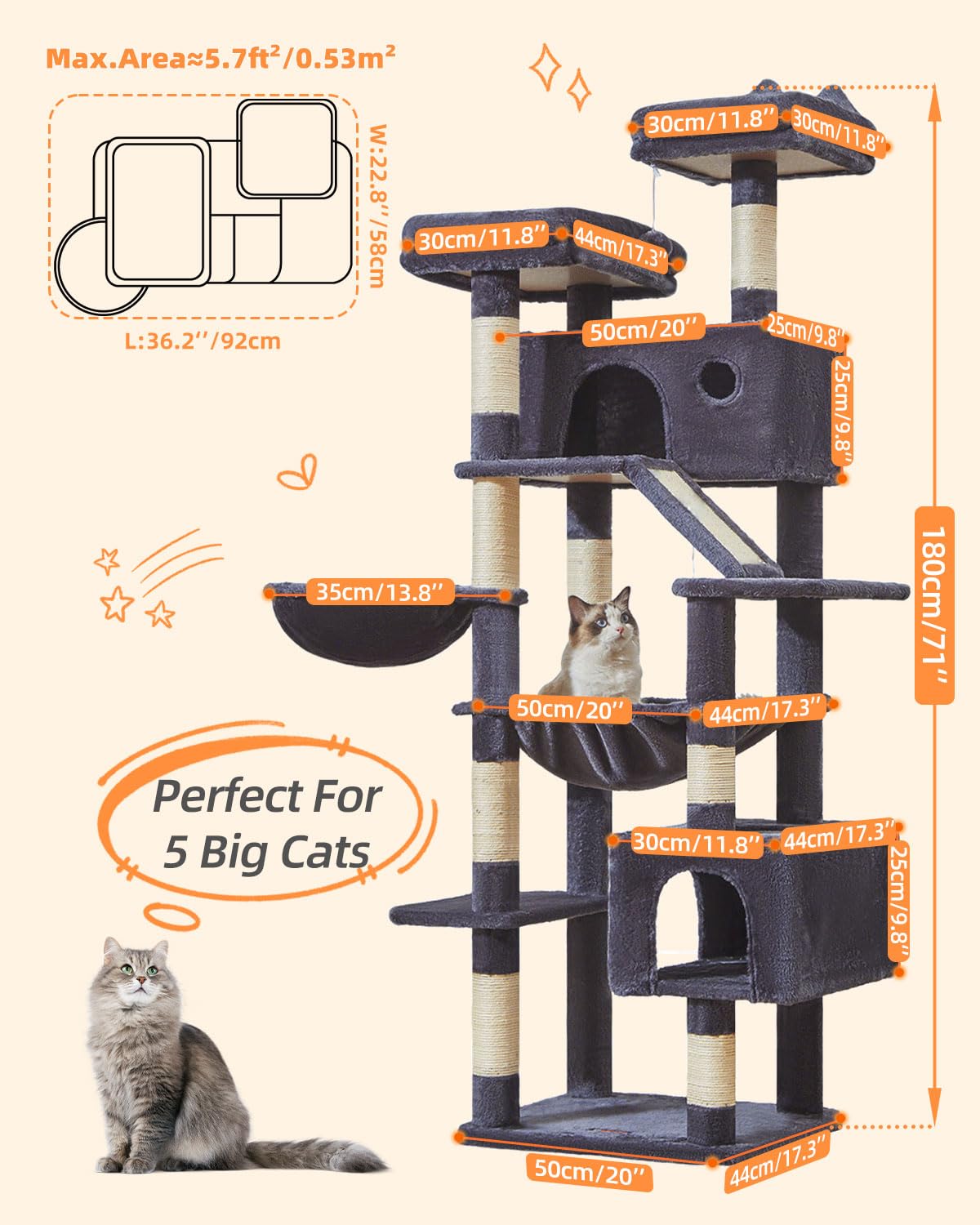 Taoqimiao soft tops provide cozy lounging perches for cats