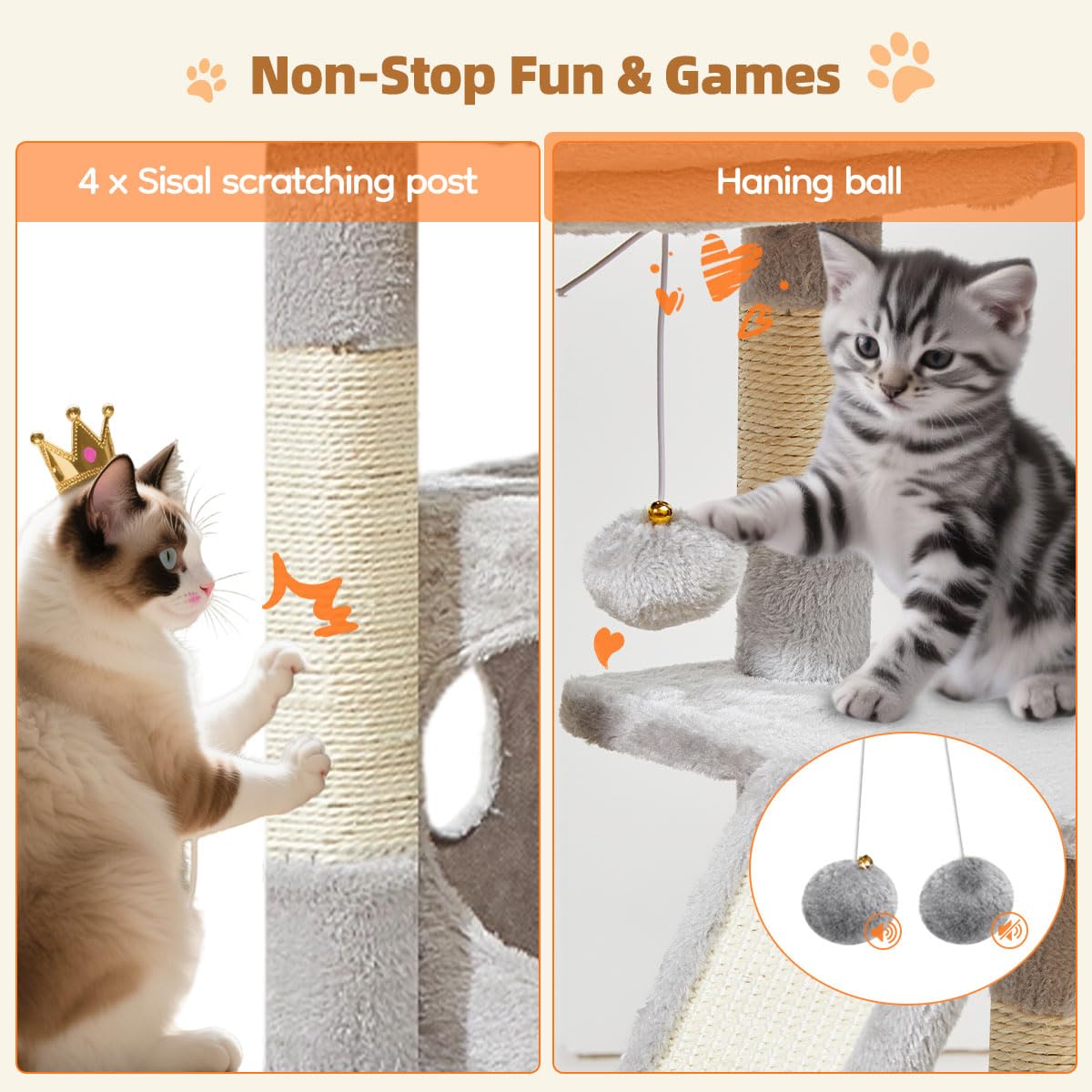 Taoqimiao anti-tip kit helps keep the tree steady