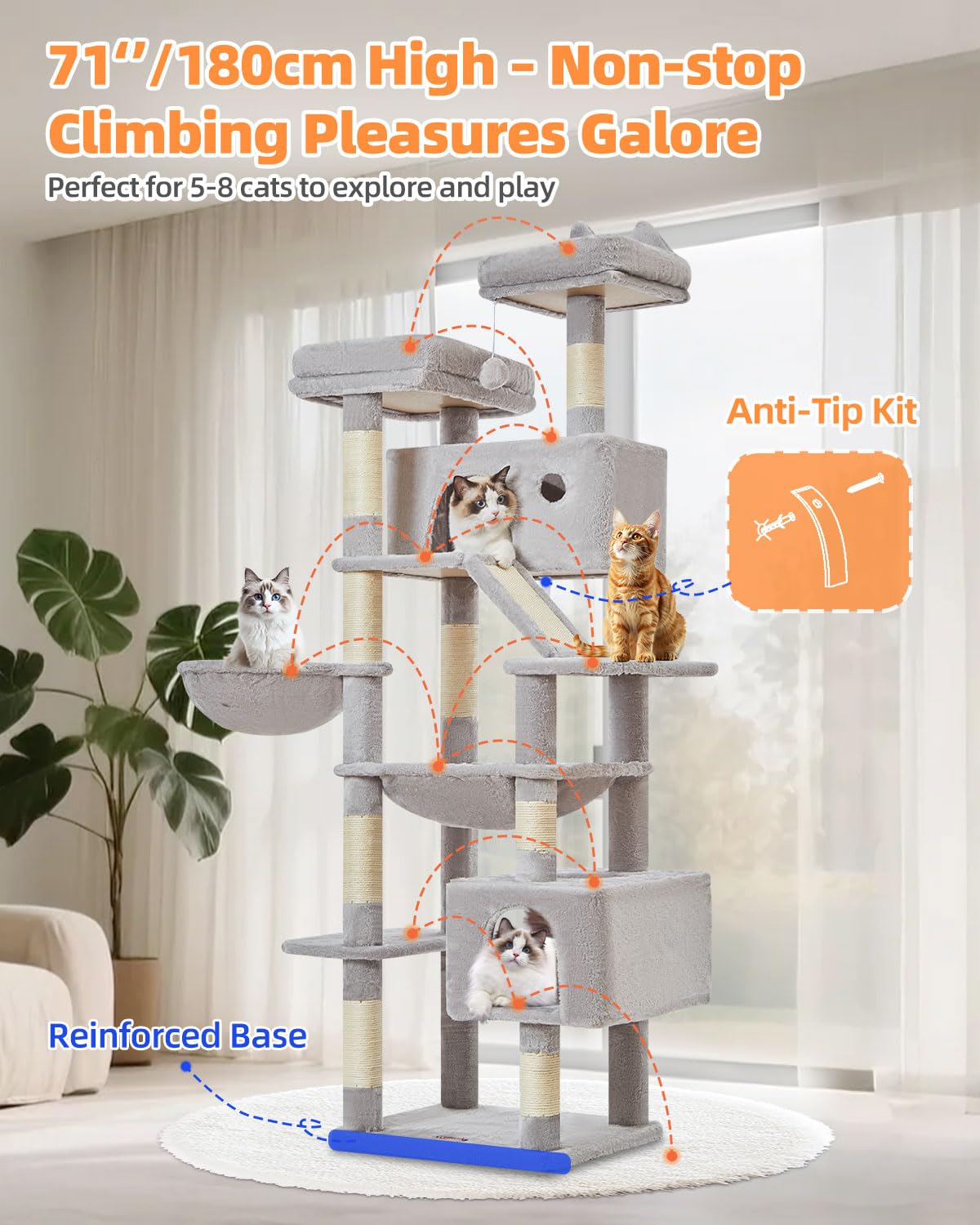 Taoqimiao cat tree easy assembly guide for quick setup