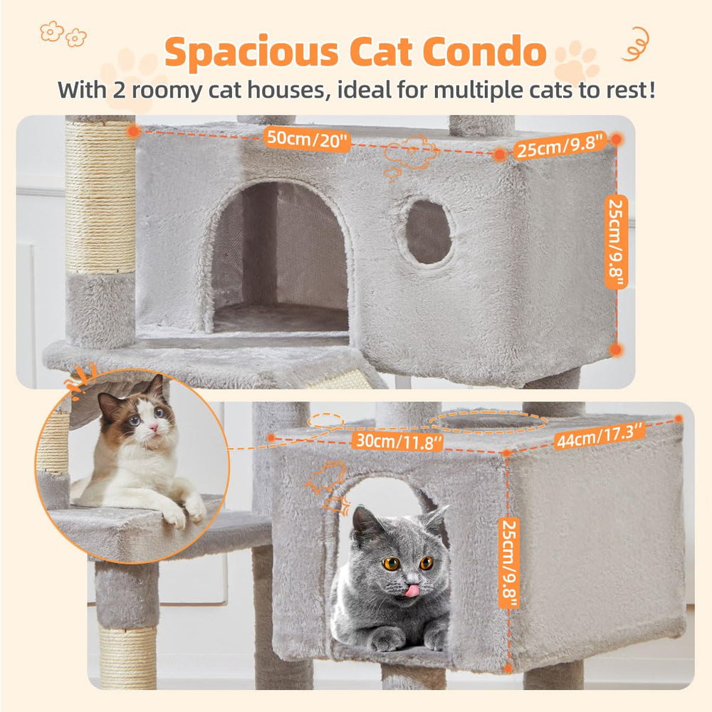 Taoqimiao cat tree hammock provides a comfortable lounging spot