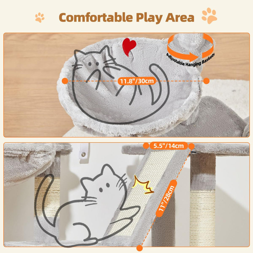 Taoqimiao soft hanging ball adds playful activity for kittens