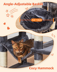 Taoqimiao top perches give elevated views and comfy naps