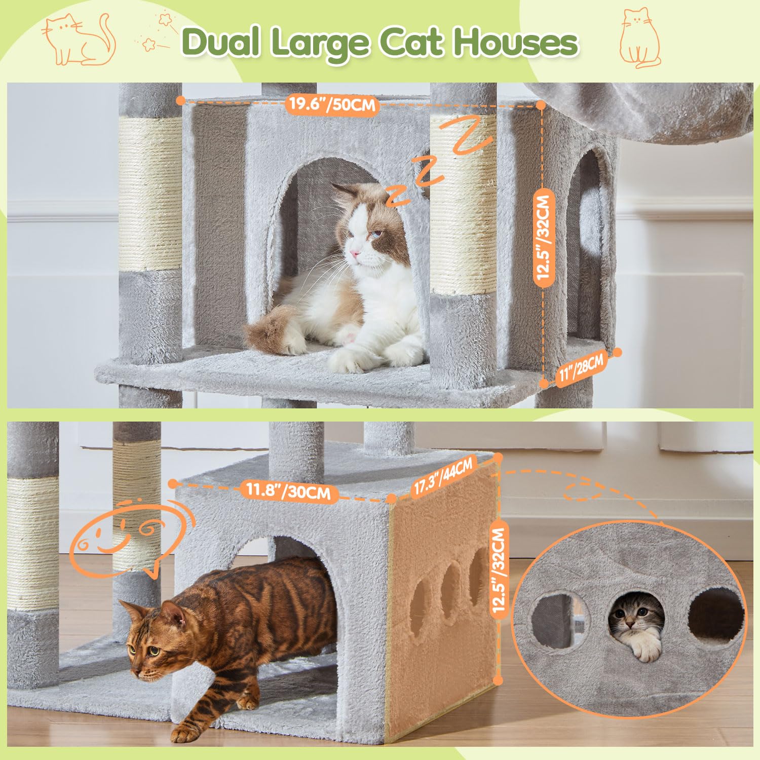 Taoqimiao quick-assembly guide helps you set up the cat tree fast.