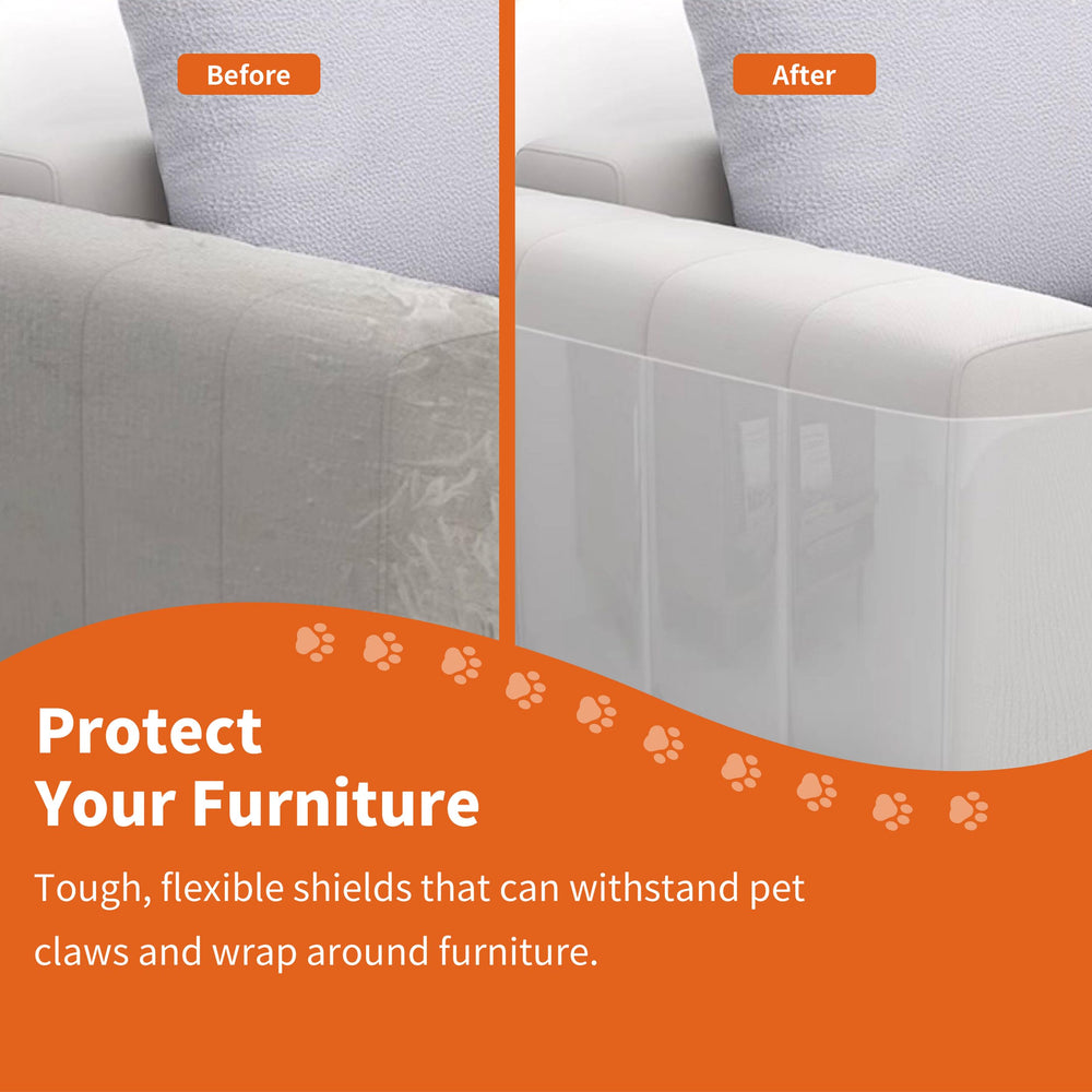 Tapesky cat scratch protector for sofas, doors, and beds keeps surfaces protected