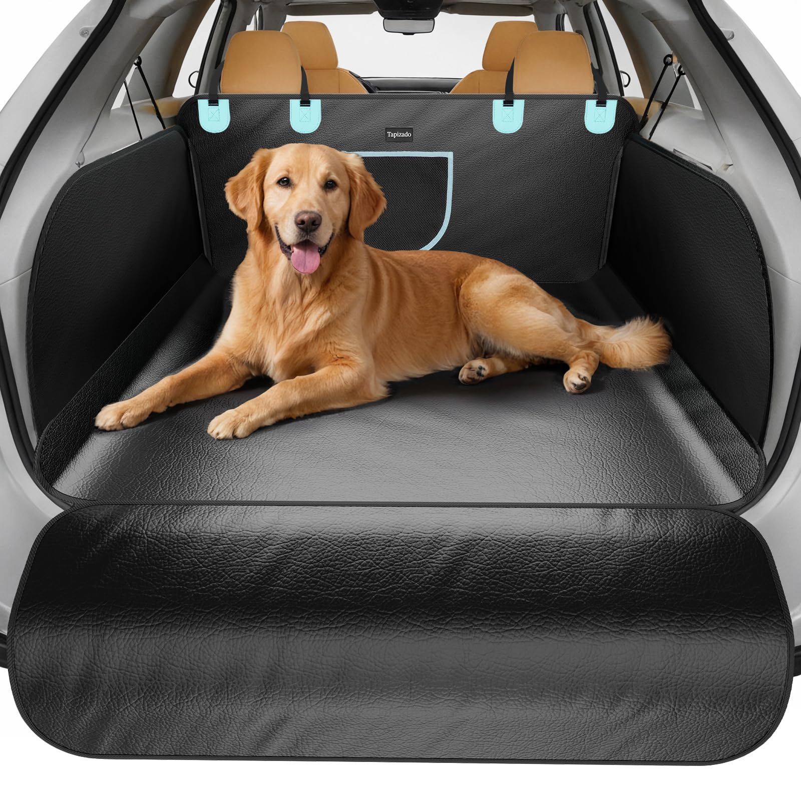 Tapizado taller side panels protect the cargo area from dirt and fur.
