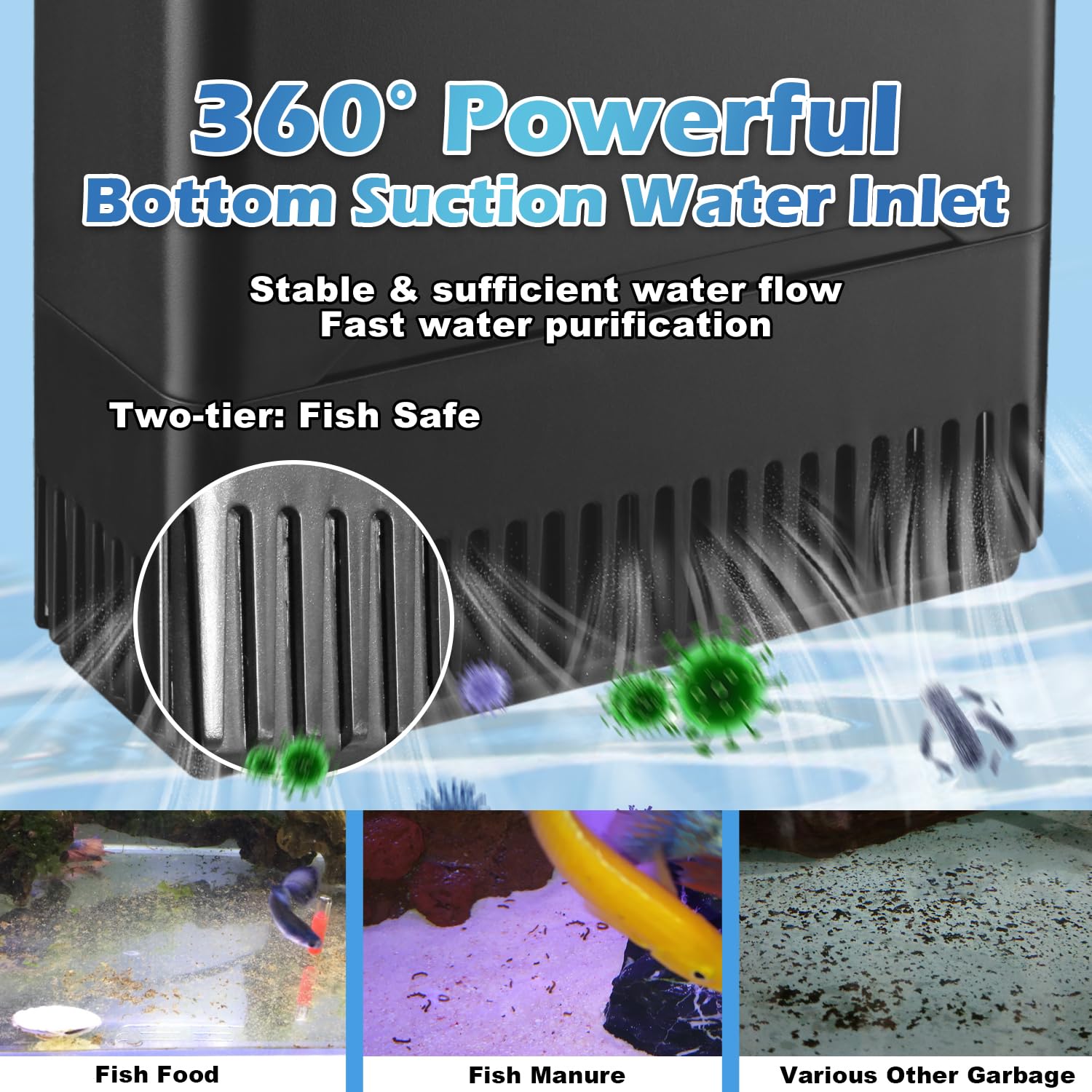 Tararium filter media mesh sponge traps particulates for clearer aquaria