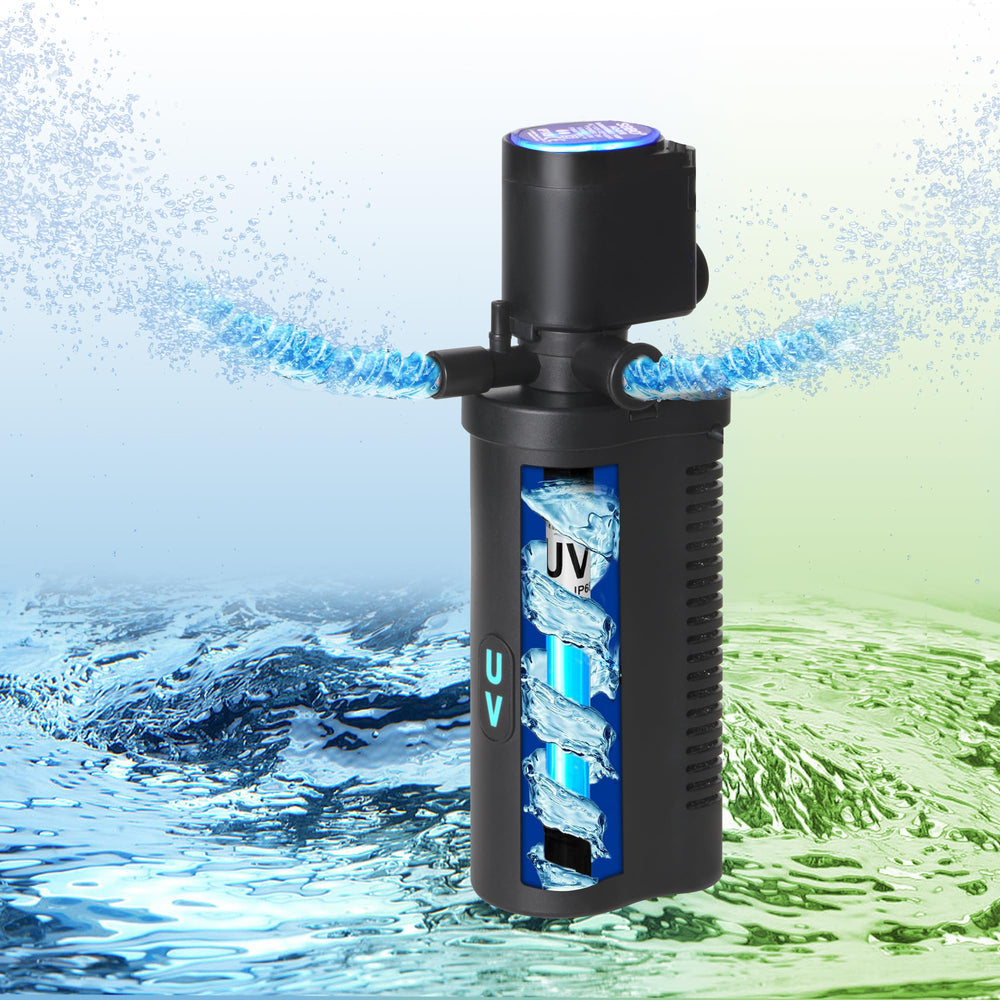 TARARIUM U-V Filter 158GPH eco-friendly design with energy-efficient pump.