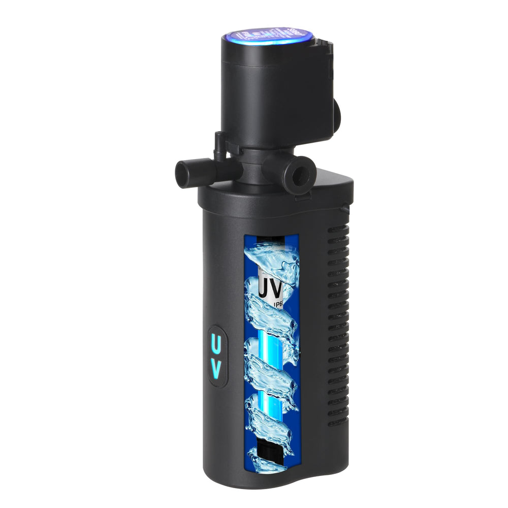 TARARIUM U-V Filter 158GPH quiet-operation supports peaceful tank care.