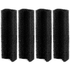TARARIUM CTUV-H8F sponge 4-pack, improves filtration efficiency for aquariums.