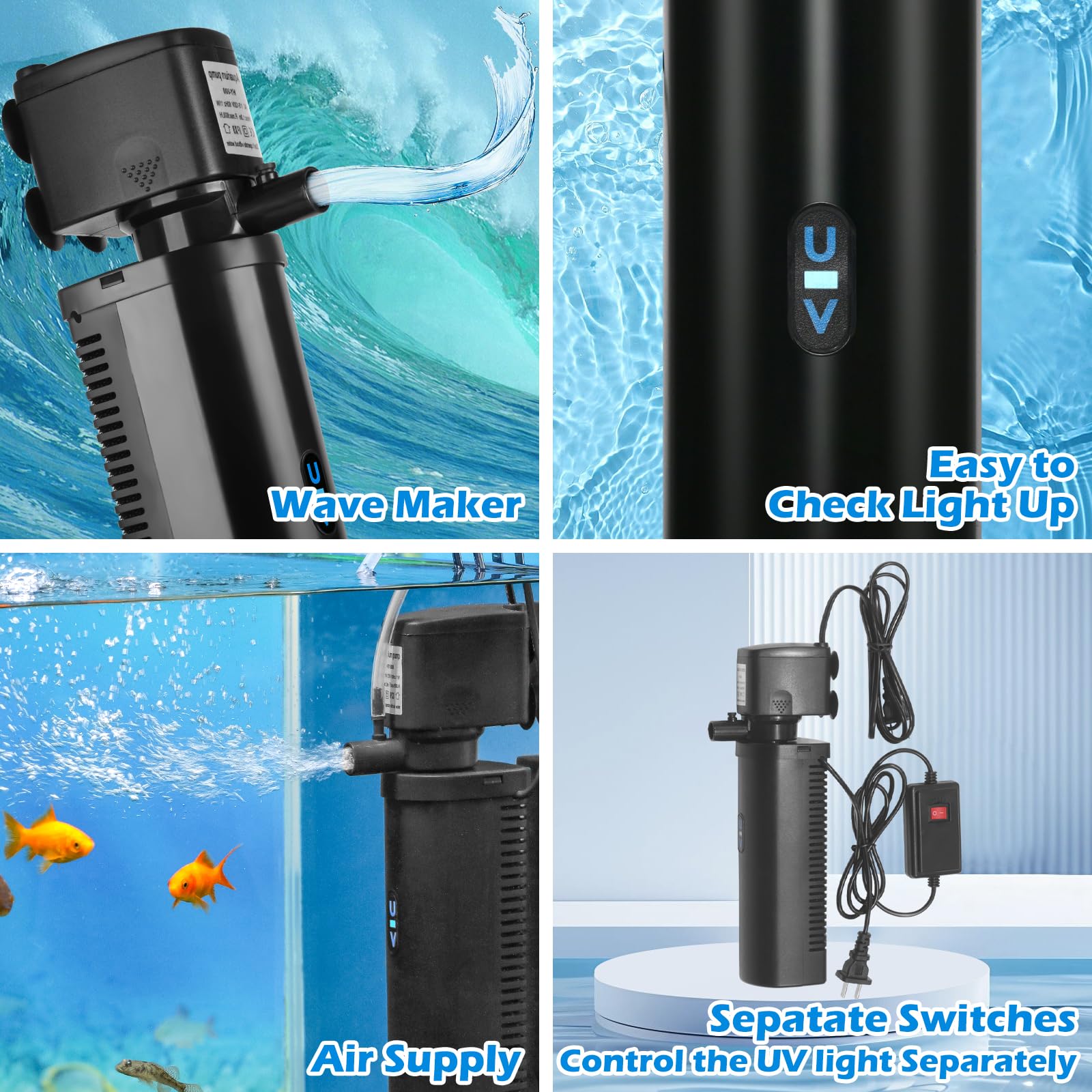 Tararium design reduces smells for a fresher tank