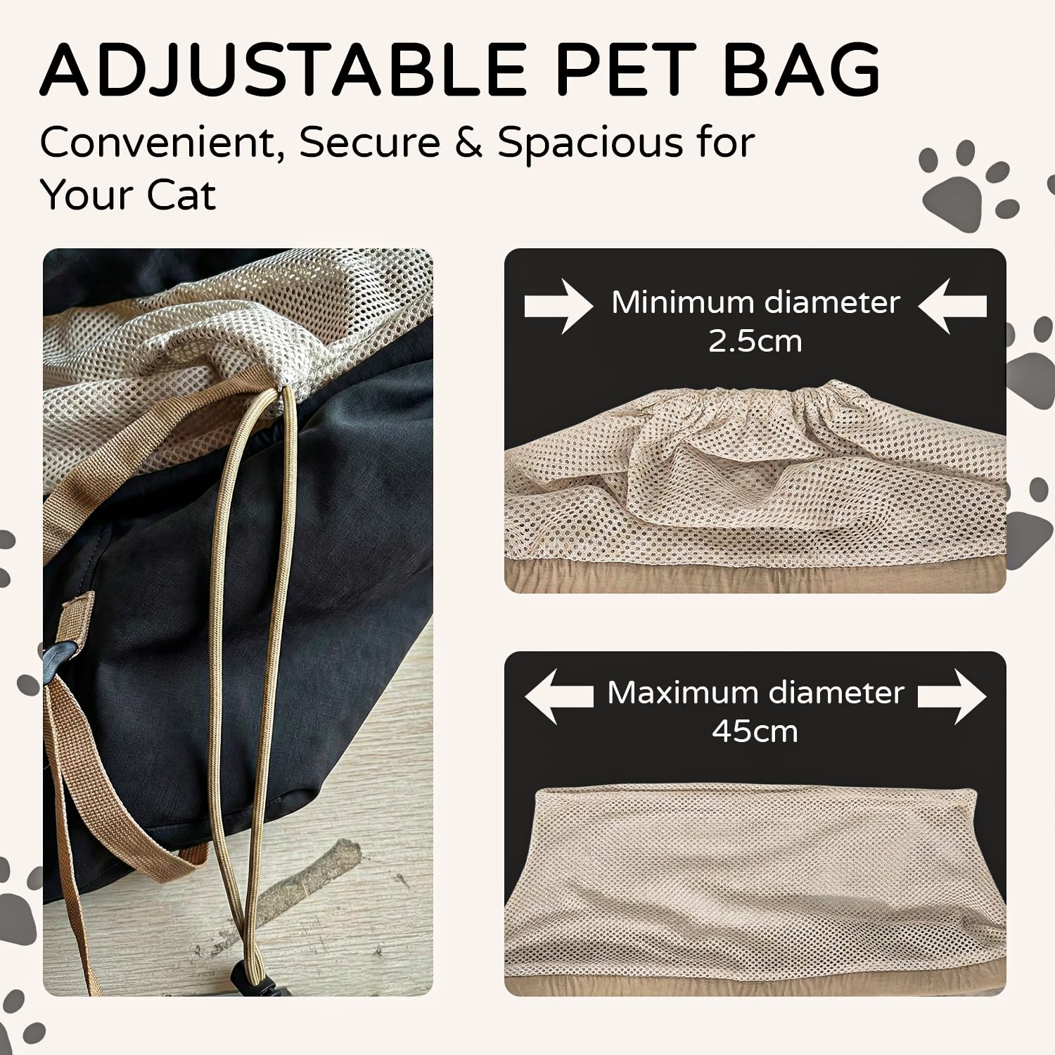 Taravela puppy backpack purse with pockets for essentials during outings.