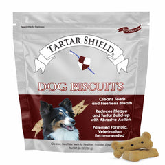 Tartar Shield dental dog biscuits pack shot for fresh breath