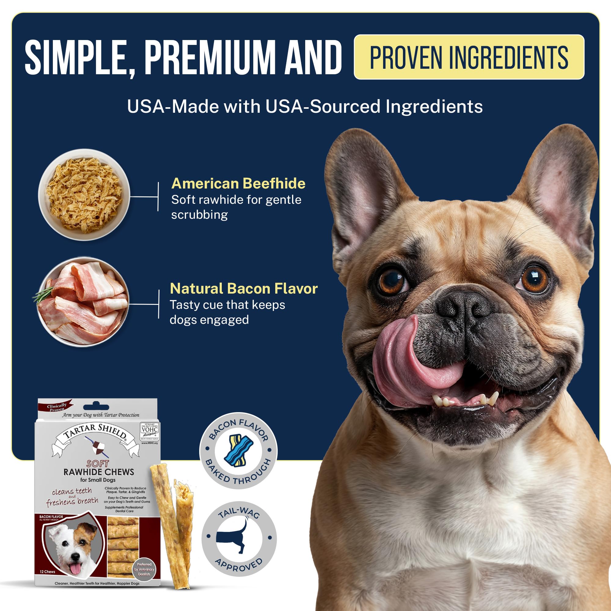 USA-made badge on Tartar Shield packaging