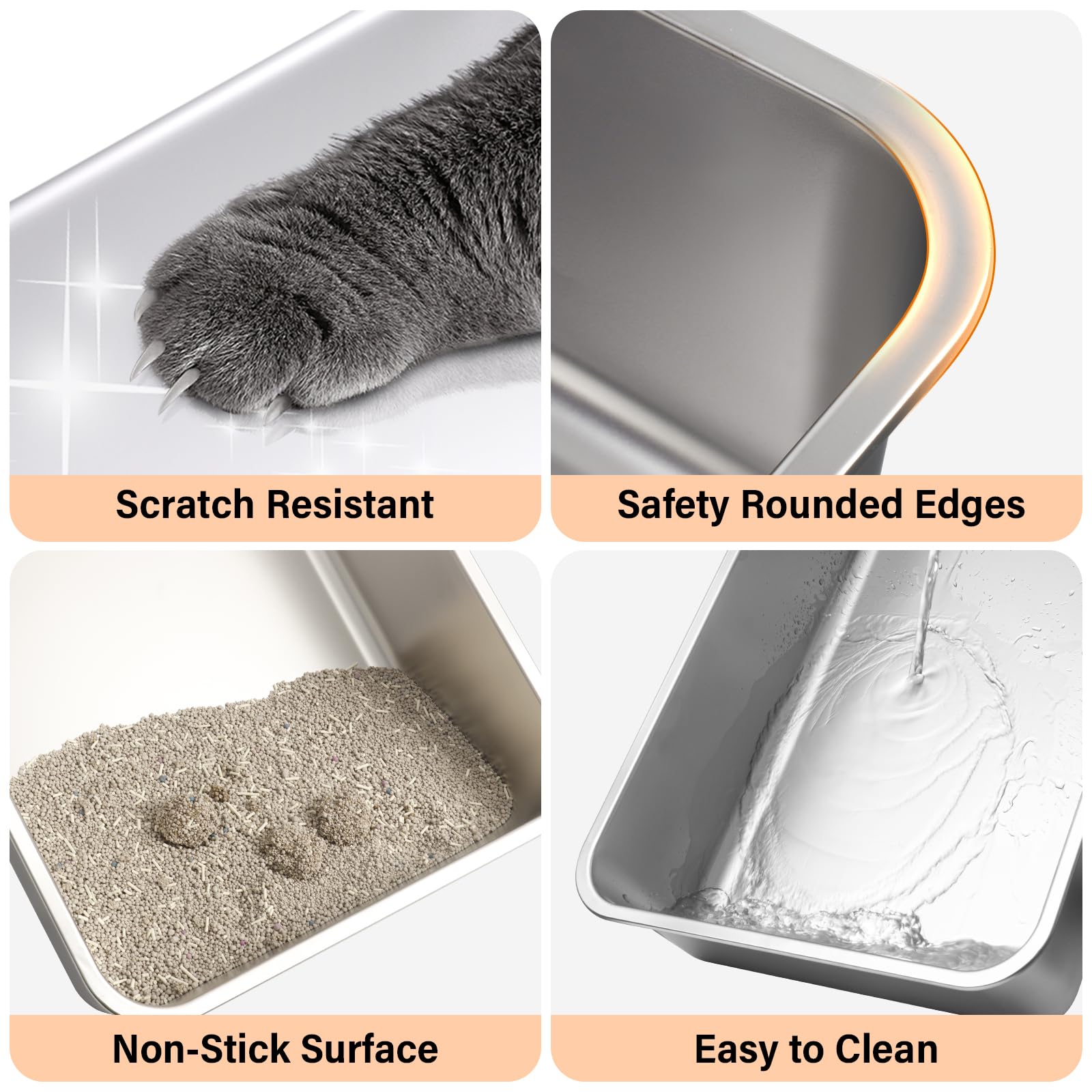 TATAANTY rustproof design stays durable and maintains a fresh look in busy homes.