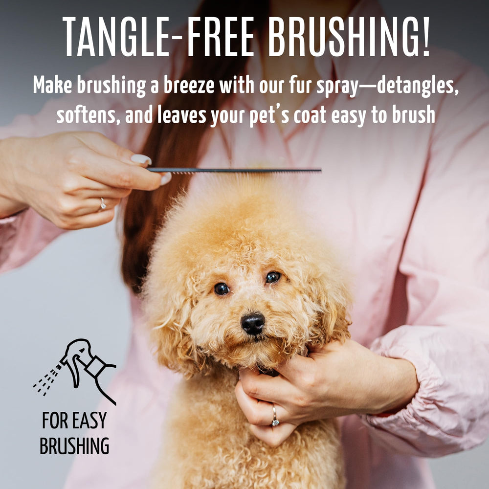 Tauro Pro Line coat-brightening shot emphasizes stain removal and radiant fur.