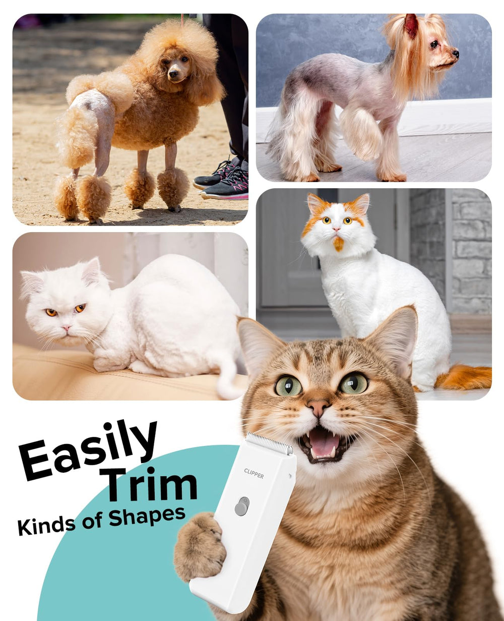 Tawiijou Pet Clippers detachable blade for simple cleaning and replacement