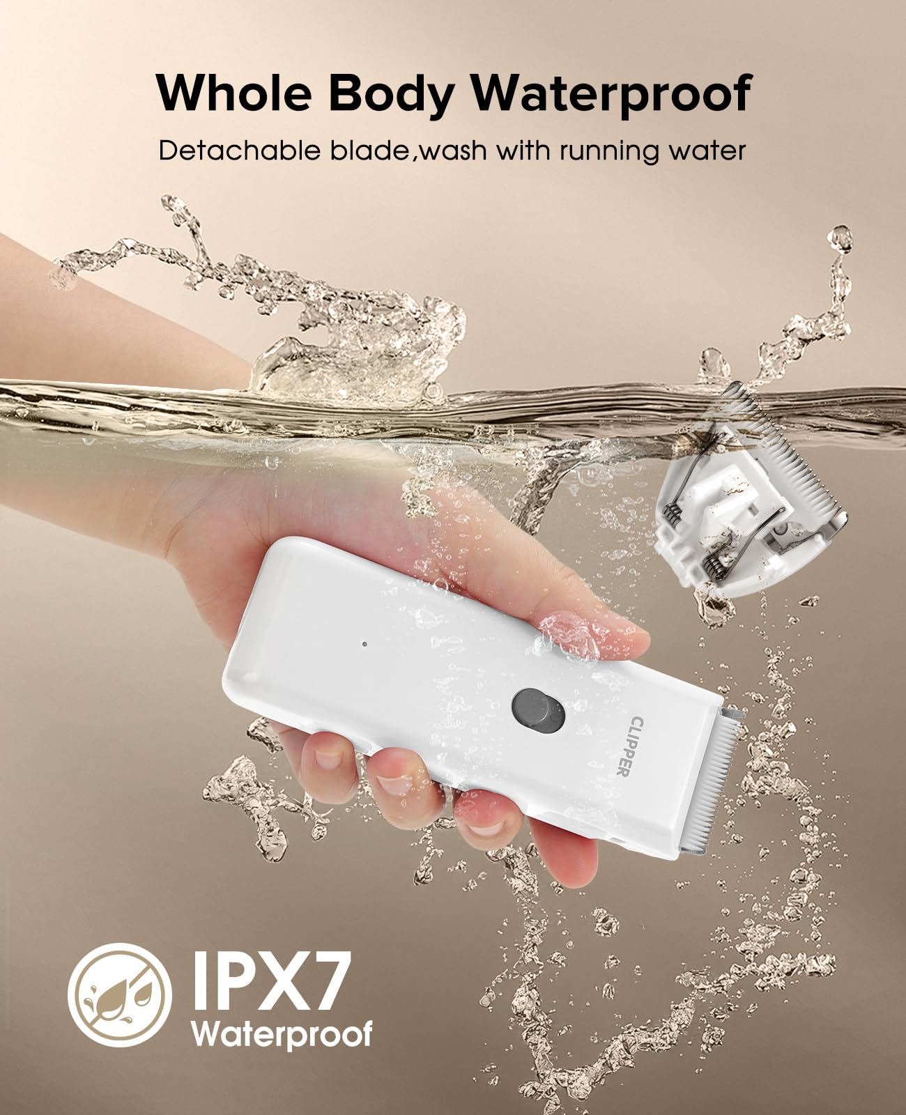 Tawiijou Pet Clippers ergonomic design fits naturally in hand