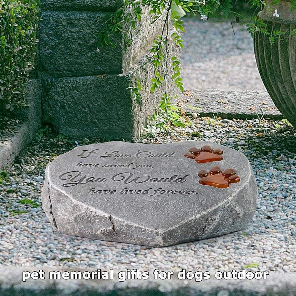 TB TIBAG 7.5x3.1x7.1 inch memorial stone fits garden corners.