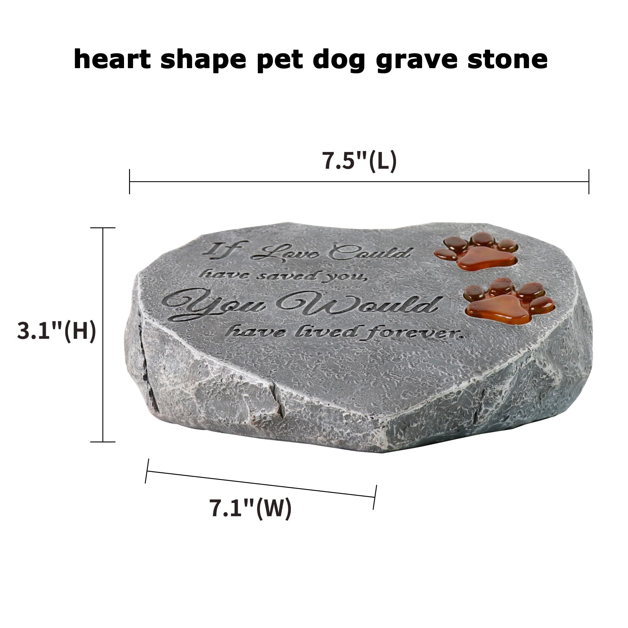 TB TIBAG weather-resistant resin stone designed for outdoor use year-round.