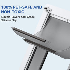 Flap opening measures 10.37 x 17.22 inches for larger pets.