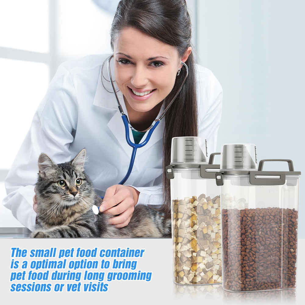 TBMax container with measuring cup for precise portions.