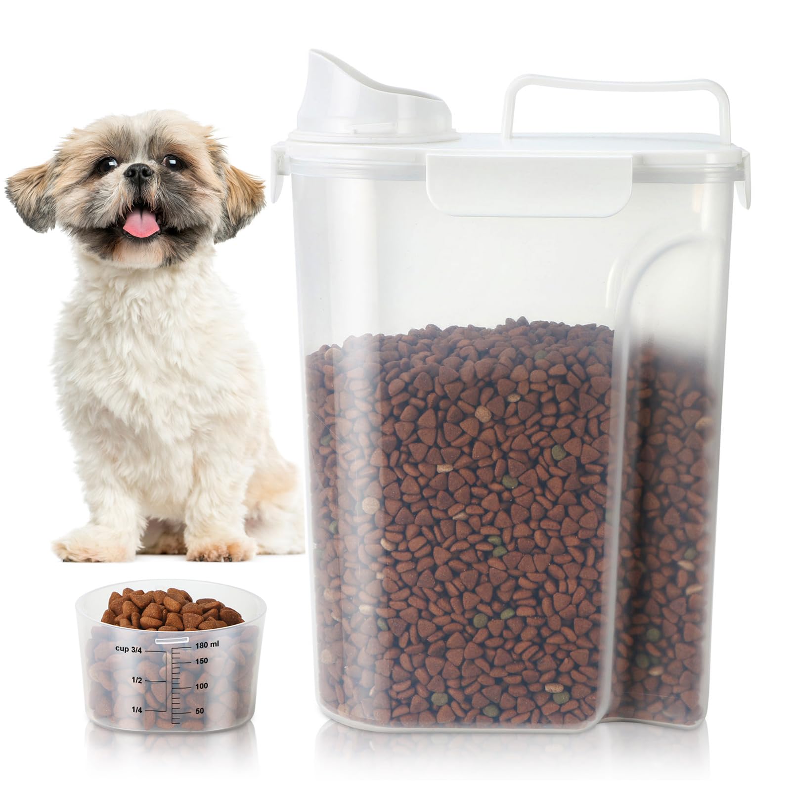 TBMax 5L dog food container with ample capacity for kibble storage.
