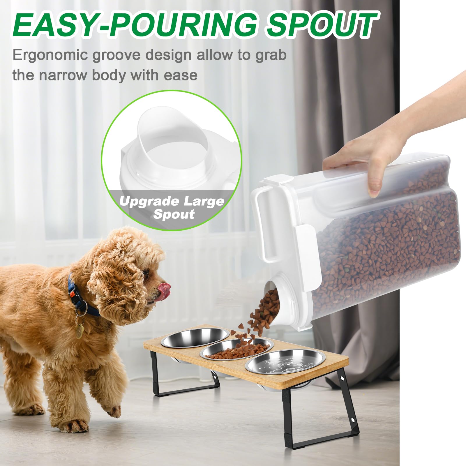 TBMax measuring cup included for precise portions.