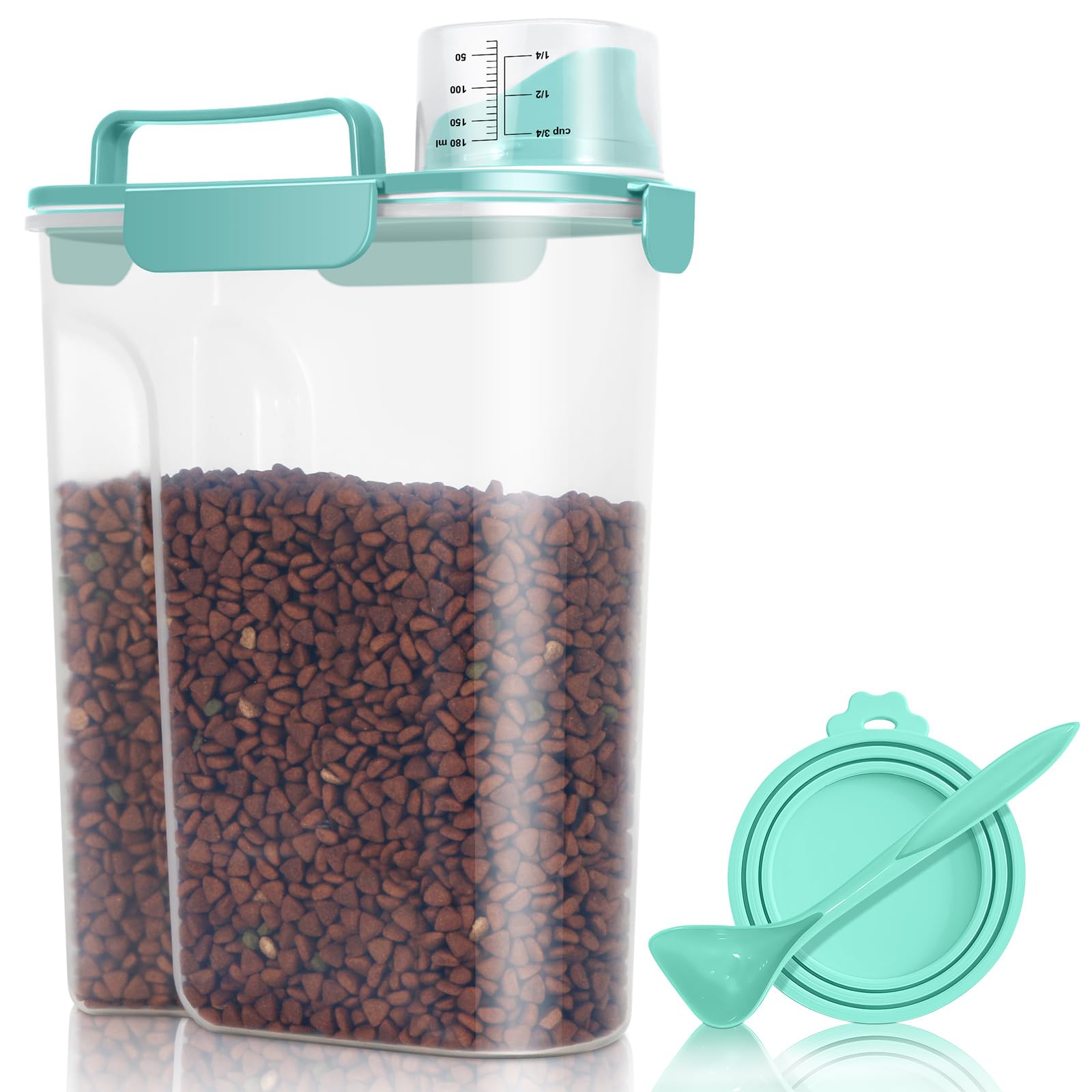 TBMax 6qt airtight latch keeps kibble fresh and mess-free.