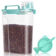 TBMax 6qt airtight latch keeps kibble fresh and mess-free.
