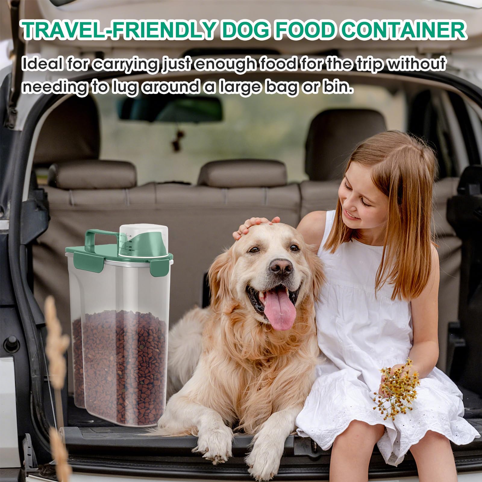 Top handle for easy transport from shelf to bowls