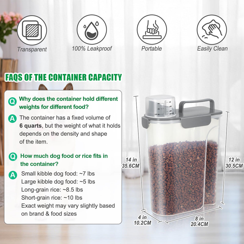 TBMax travel dispenser shows the handle for mess-free feeding on the move.