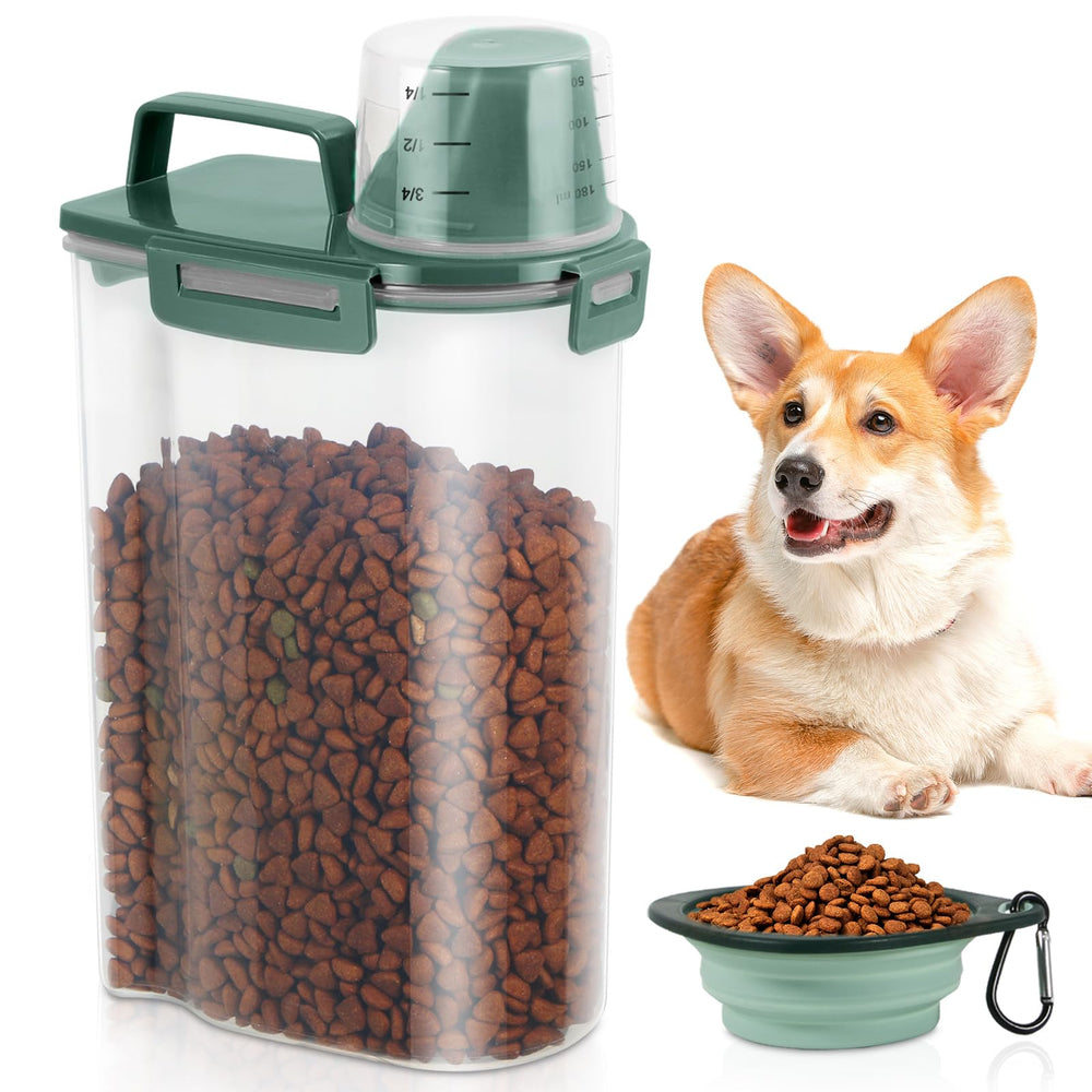 TBMAXS 3lbs storage container with spout lid for easy pouring and freshness