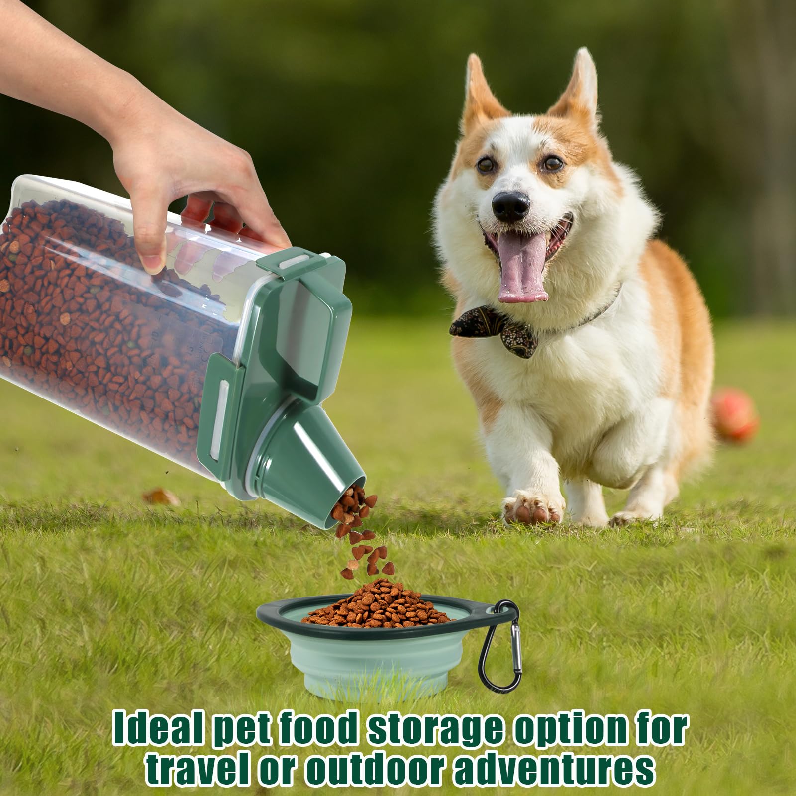 TBMAXS collapsible dog bowl for travel and on-the-go feeding