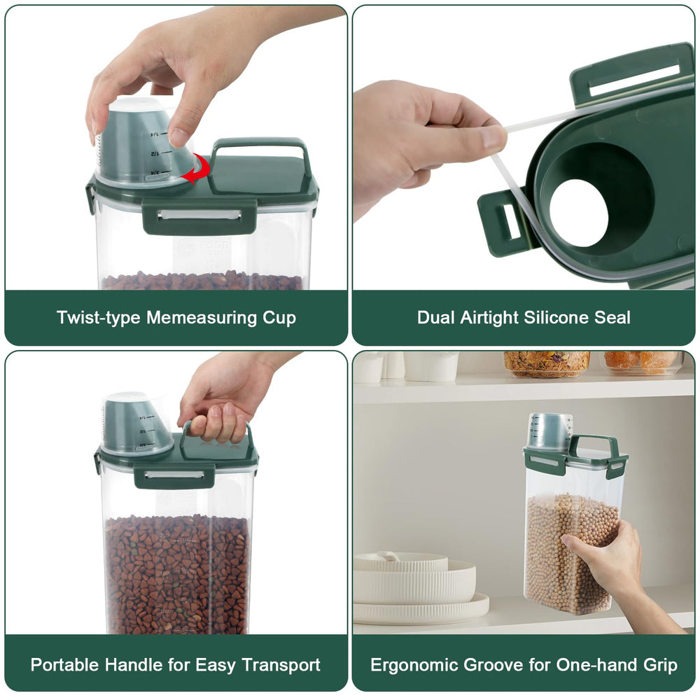 TBMAXS pine green lid and base are dishwasher safe for quick cleanup.