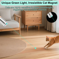TBTeek toy showing five core patterns to engage cats during chase play