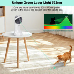 TBTeek cat toy displays five patterns to spark curiosity and interactive fun