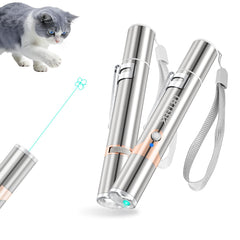 TBTeek cat toy with green light and metal case for eye-catching play