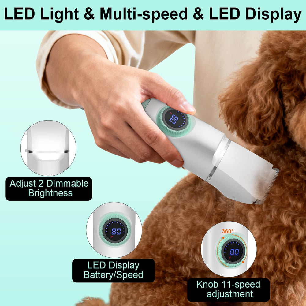 TBTeek low-noise trimmer minimizes stress during grooming sessions