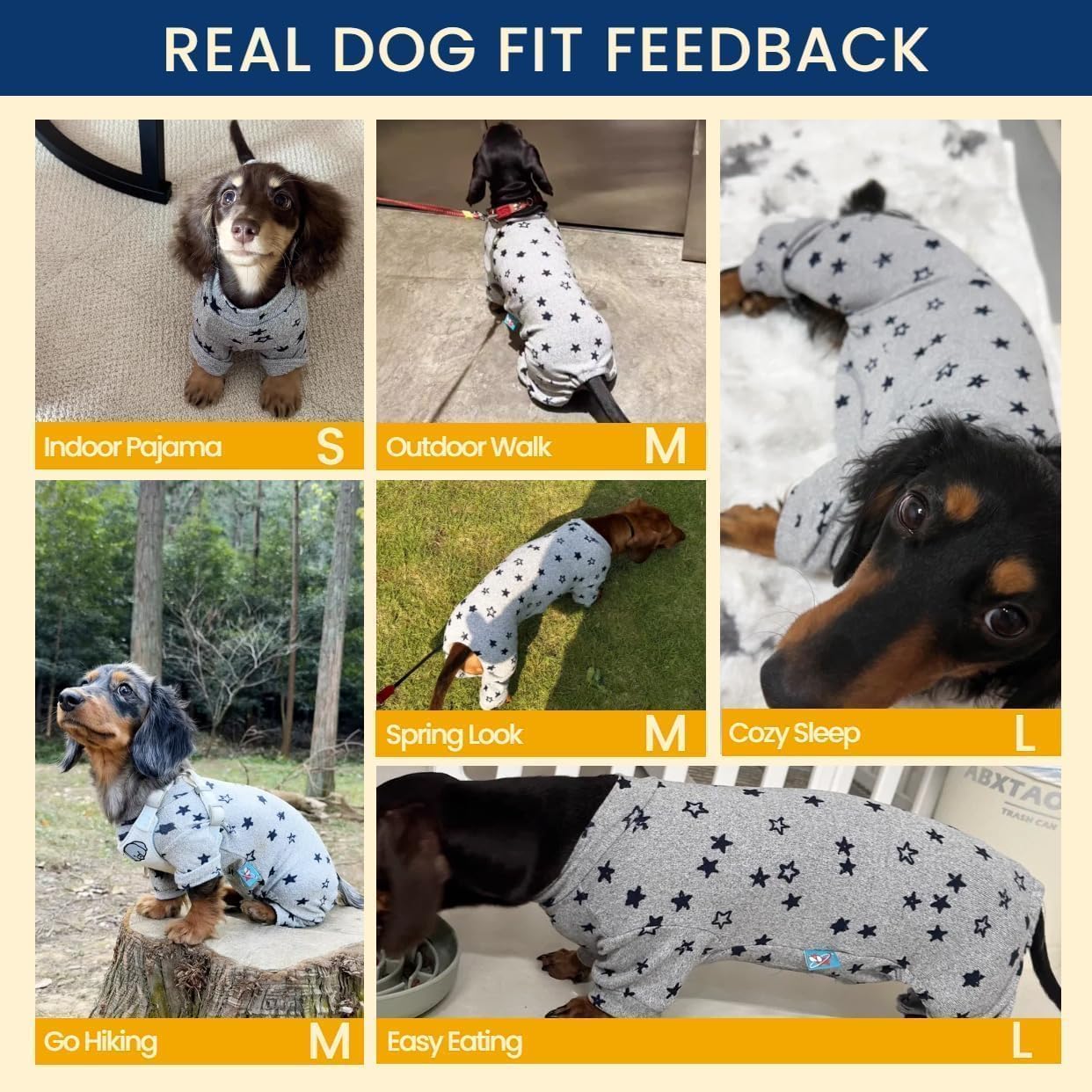 T'CHAQUE machine-washable weiner pjs stay clean after washes.