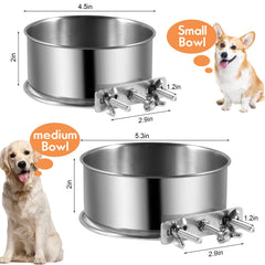 Tchrules stainless steel dog bowl is rust proof and easy to clean