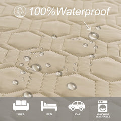 Tcksstex anti-slip layer prevents sliding on sofas and beds.