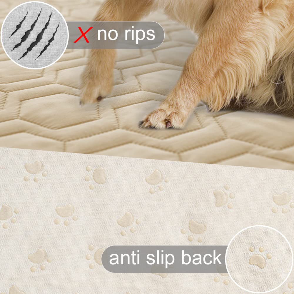 Tcksstex furniture protection blanket guards sofas from scratches and saliva.