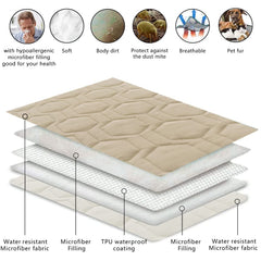 Tcksstex multi-use blanket works as picnic mat or travel companion.