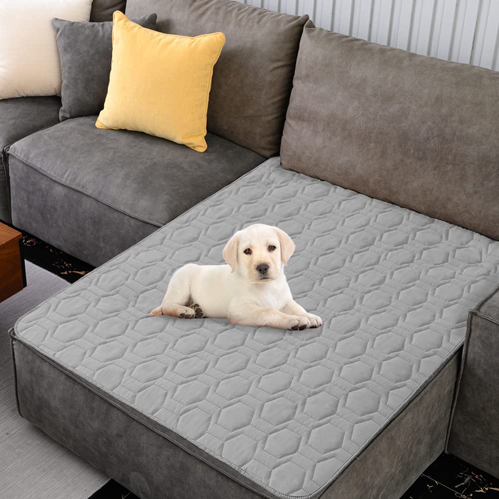 Tcksstex anti-slip underlayer prevents pet sliding on smooth furniture.