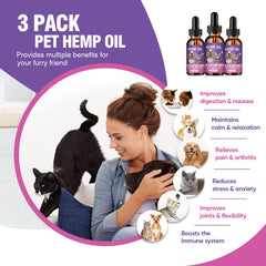 Tcllka Hemp Oil dropper delivering easy-to-dose calming drops for pets.