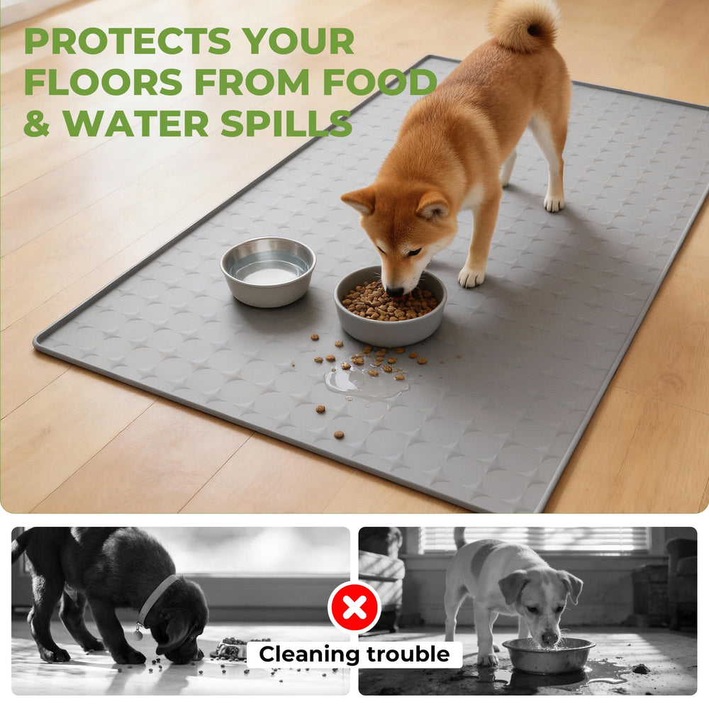 TCULOSD non-slip bottom keeps the mat in place on any floor.